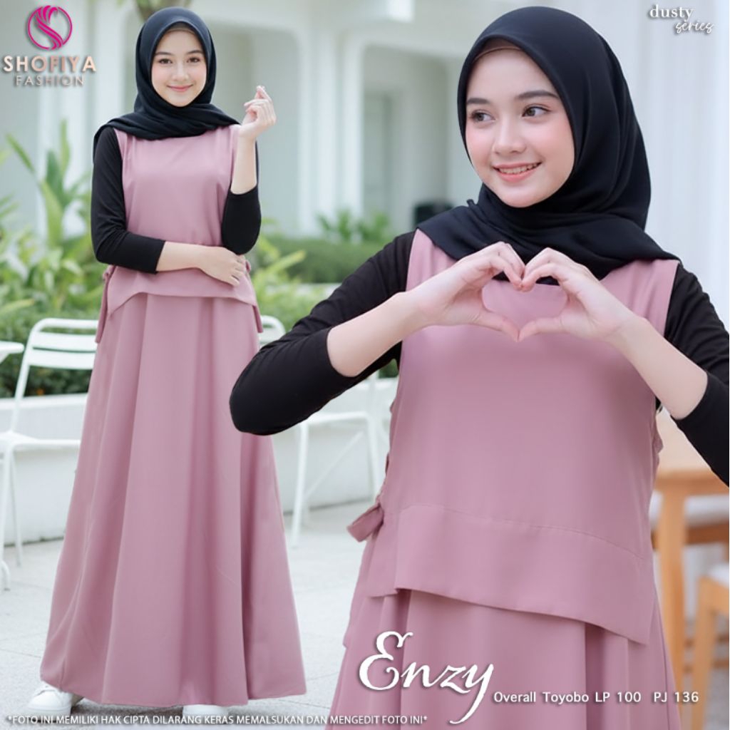 [NEW] SETELAN FASHION MUSLIM KEKINIAN // ENZY SET BY SHOFIYA