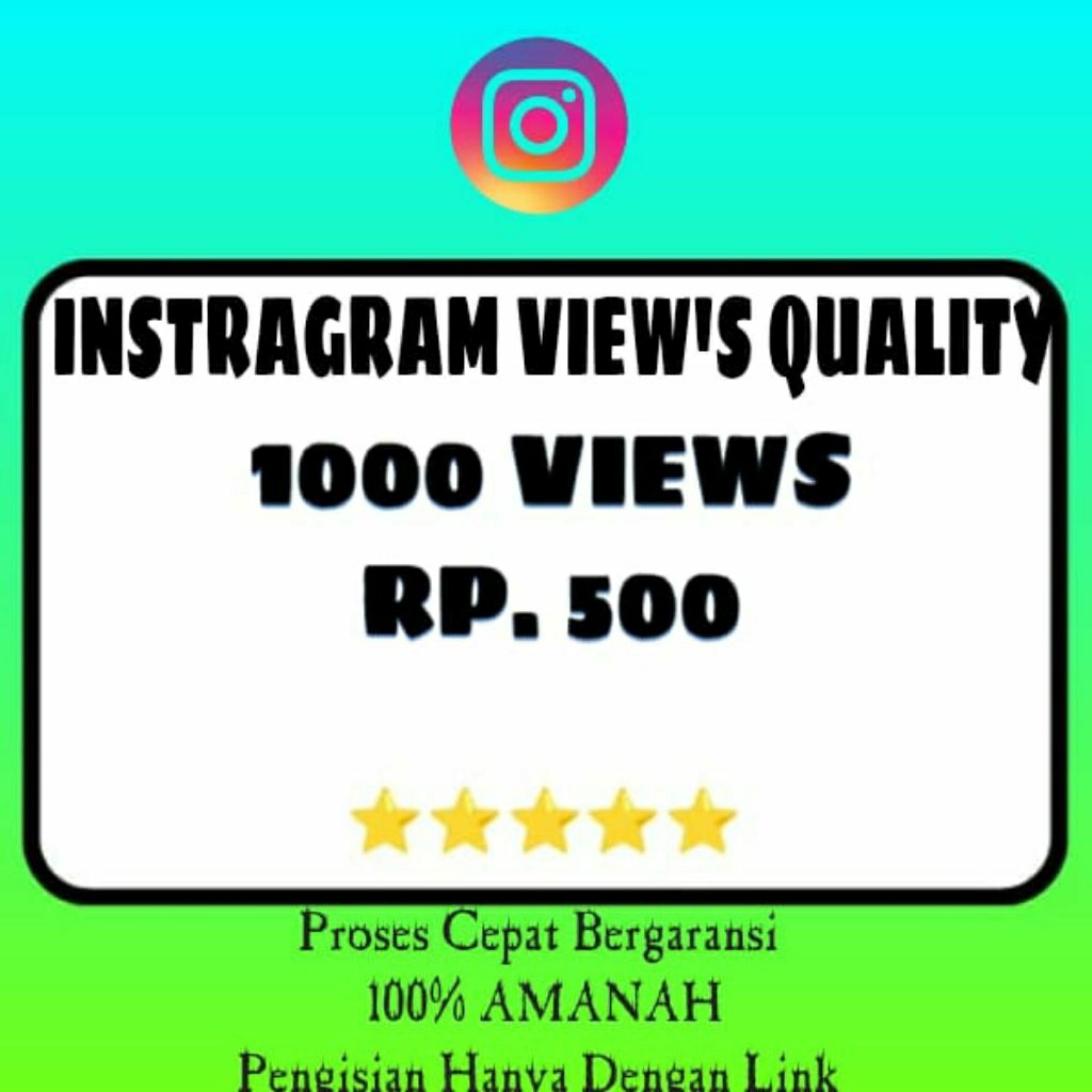 IG VIEW FOLLOWER  DAN LIKE PERMANENN PROSES CEPAT BERGARANSI