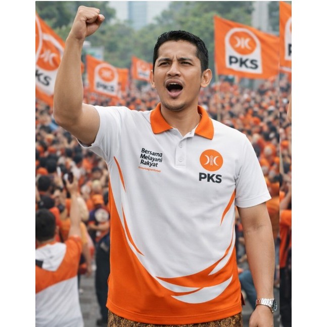 Kaos Polo Pks / Kaos Berkerah Pks Partai Keadilan Sejahtera / Kaos Polo PKS Partai Keadilan Sejahter