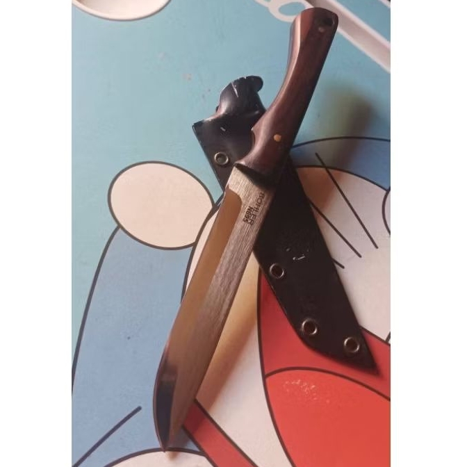 Pisau Bushcraft / Hunting Bahan Bohler N695