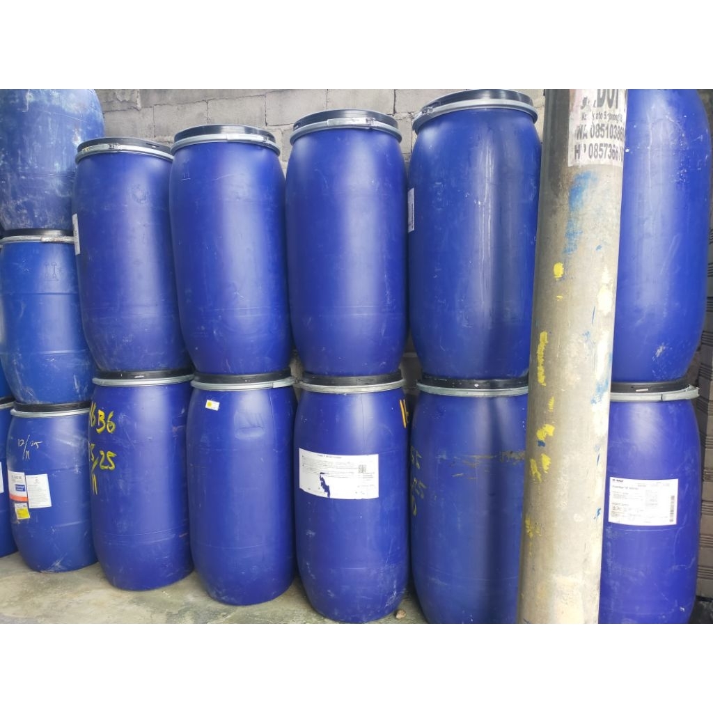 drum plastik 150liter .tutup klem.untuk fermentasi.silase dan tandon air.bahan kuat impor tebal