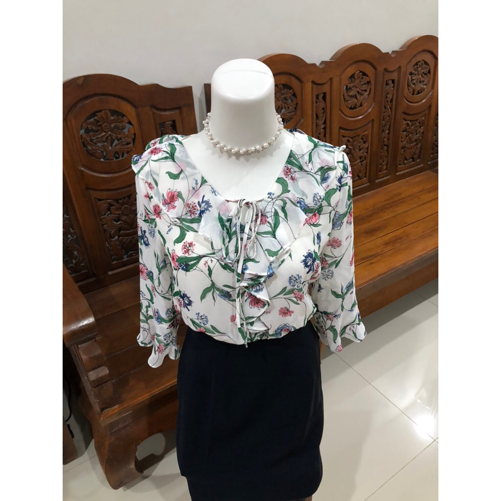 preeloved dress bunga (dm for detail)