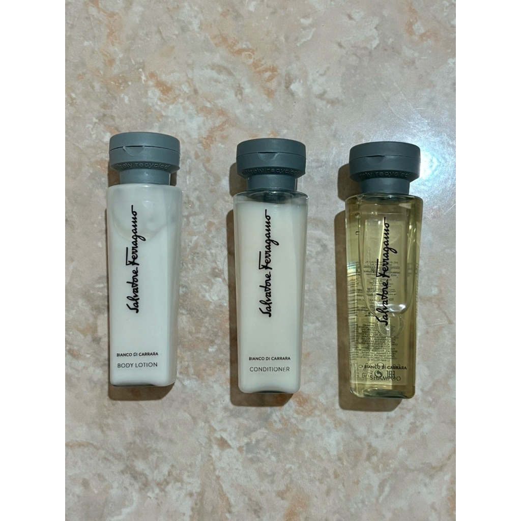 Salvatore Ferragamo Travel size 50ml/SHAMPOO/CONDITIONER/BODY LOTION