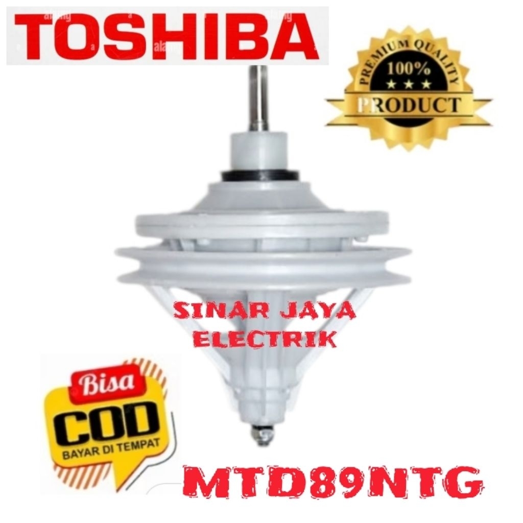 GEARBOX / GIRBOX MESIN CUCI TOSHIBA AS KOTAK MTD89NTG