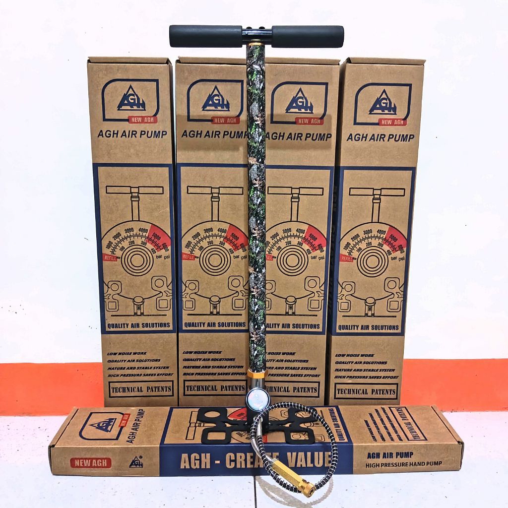 Pompa PCP 6000Psi Kaki Lipat Camo, Pompa Untuk Unit PCP, Pompa PCP Agh 6000psi, Pompa PCP Asli Impor