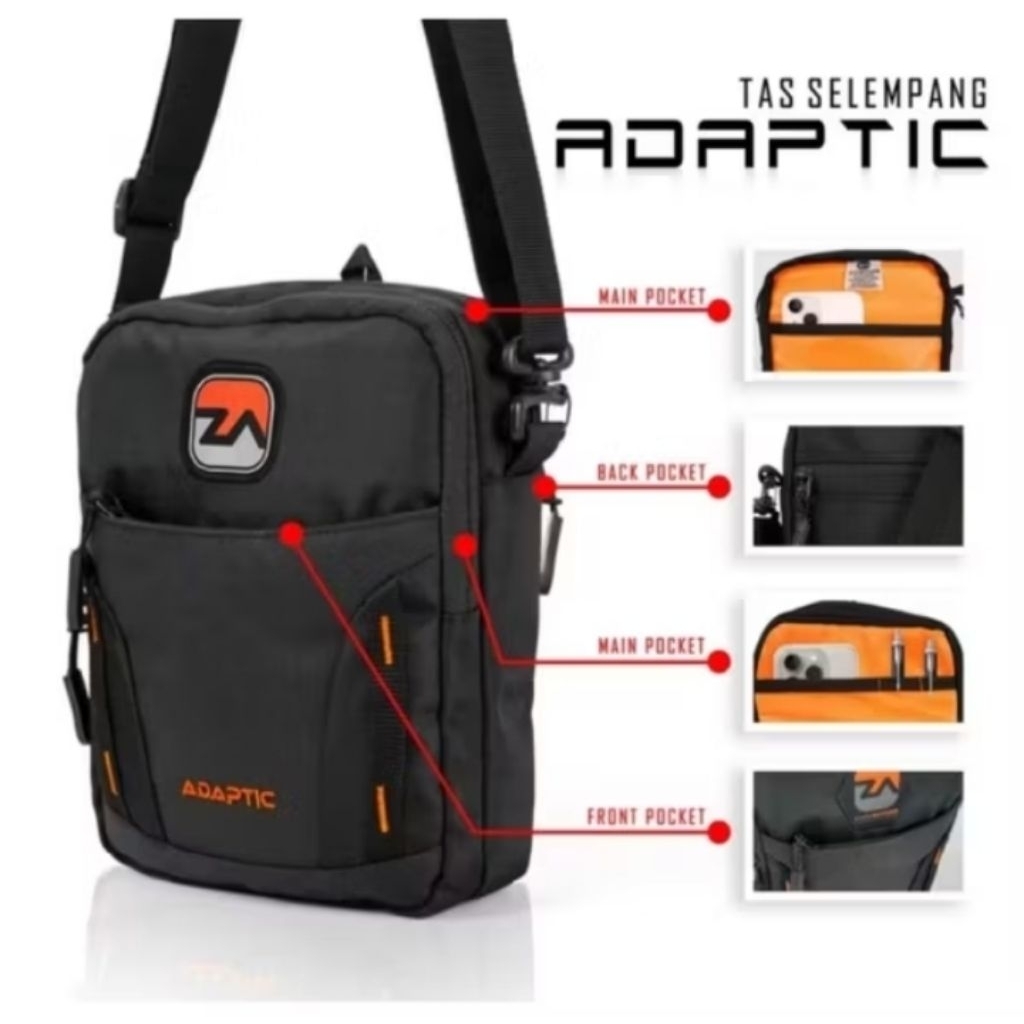 Tas Selempang Zarventure Adaptic