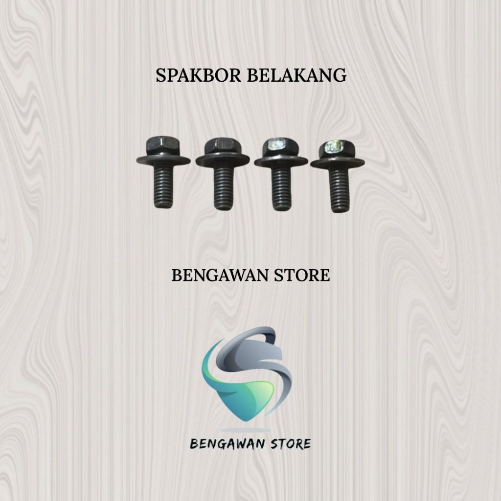 Baut Fullset Cover Bodi Body Spakbor Belakang Honda Scoopy 110 Karbu Karburator