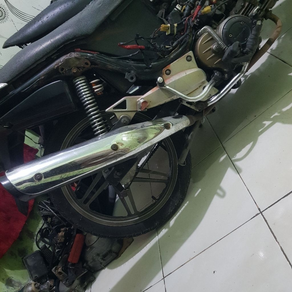 knalpot kawasaki zx130 original copotan