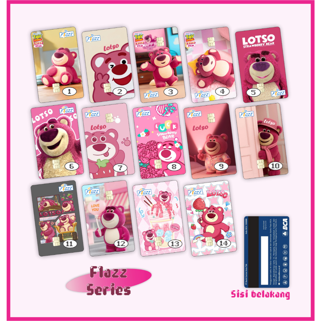 Kartu eMoney eToll Tapcash BRIZZI Custom Print Edisi Lucu