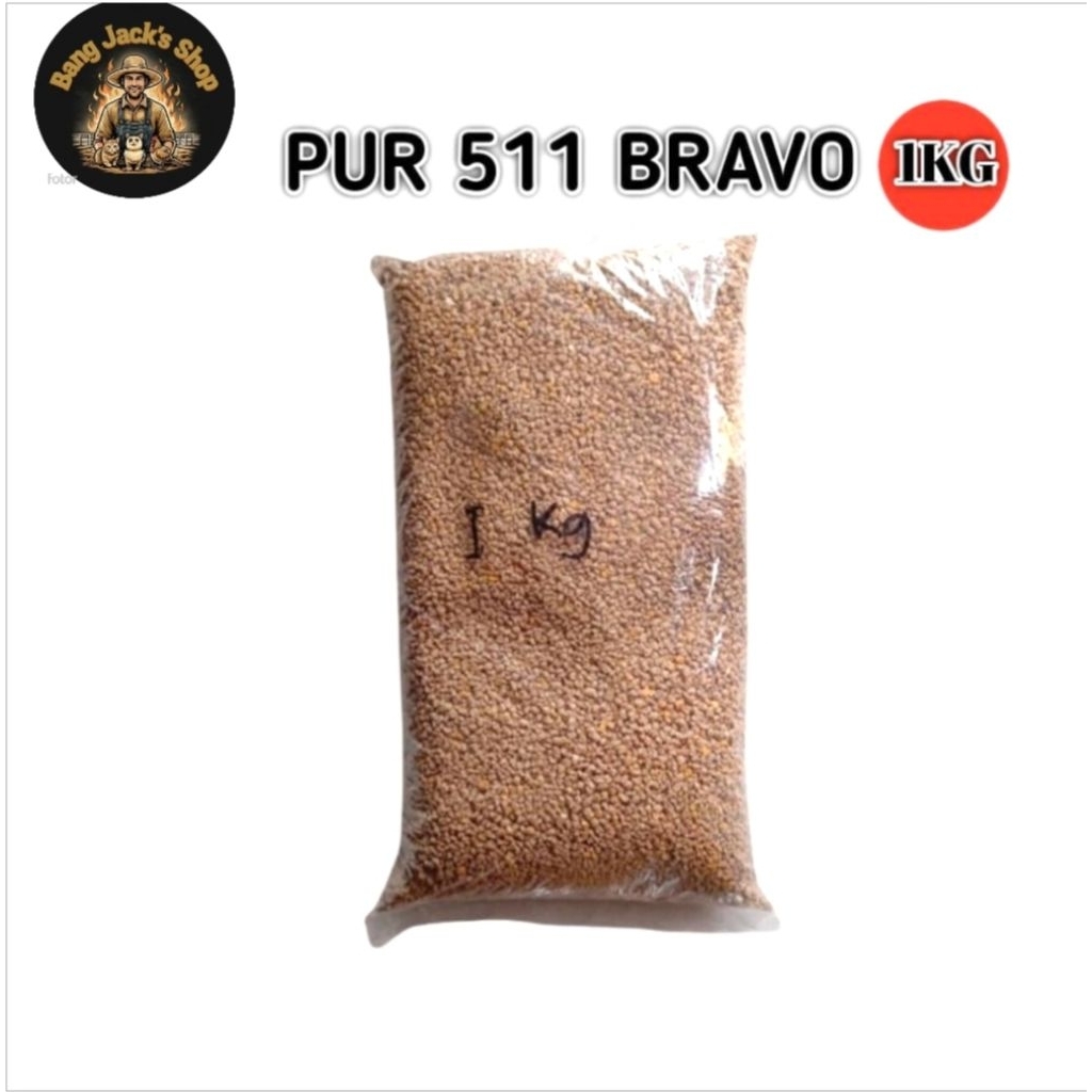 PUR 511 BRAVO Pakan Untuk Mempercepat Pertumbuhan Anak Ayam Usia 1 - 21 hari - 1kg