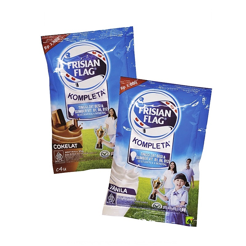 [5 SACHET] KOMPLETA - Susu Bubuk Berkualitas Frisian Flag
