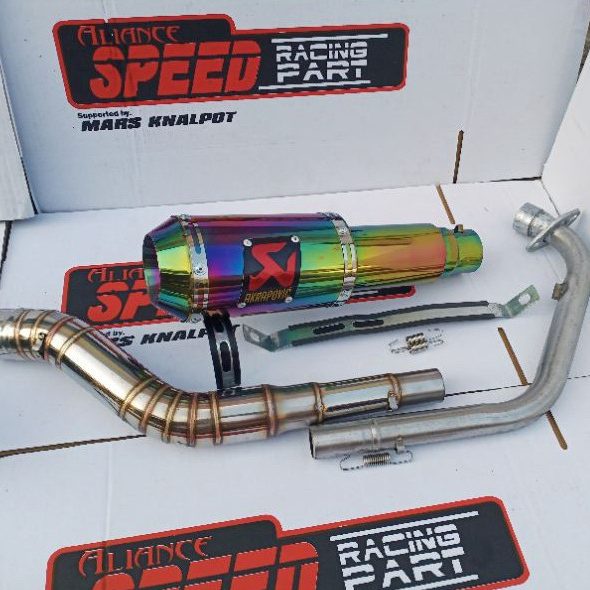 Knalpot Akrapovic GP Pelangi R15 V3 V4 V2 CBR 150R CB150R VIXION XABRE GSX SONIC BYSON SCORPIO LOREN