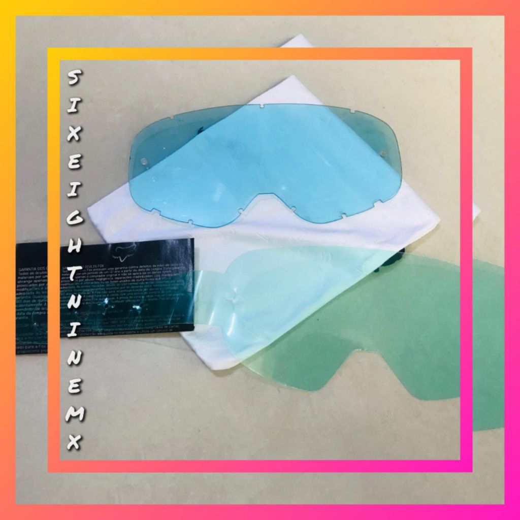 lensa bening goggle fox lensa kacamata fox vue cross clear lens goggle fox enduro clear lens goggle 