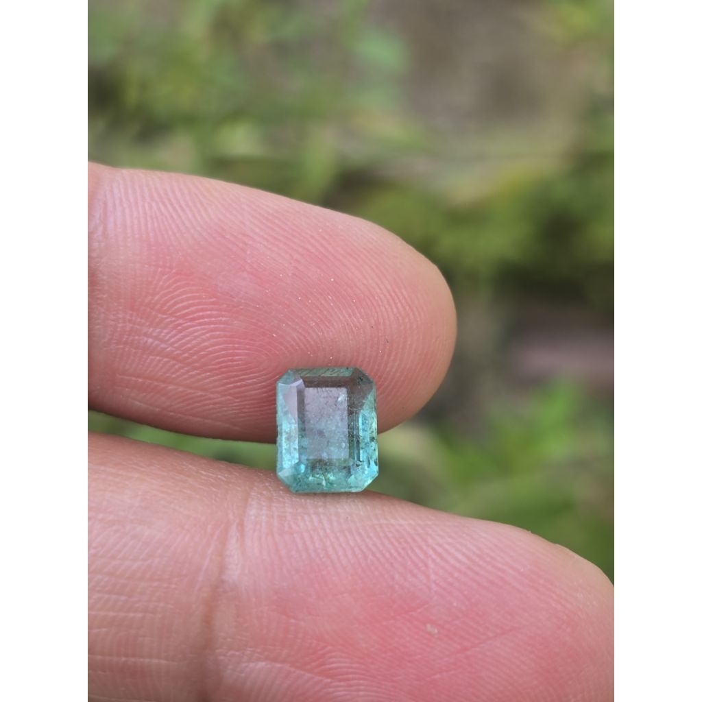 Natural Emerald (Zamrud) + Memo GRI