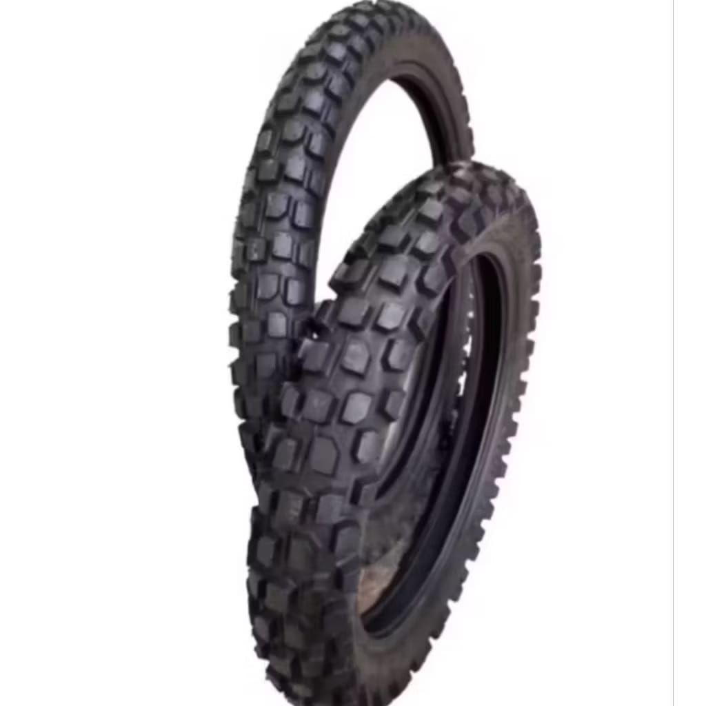 sepasang ban trail ring 18 21 crf wr KLX dll 85%
