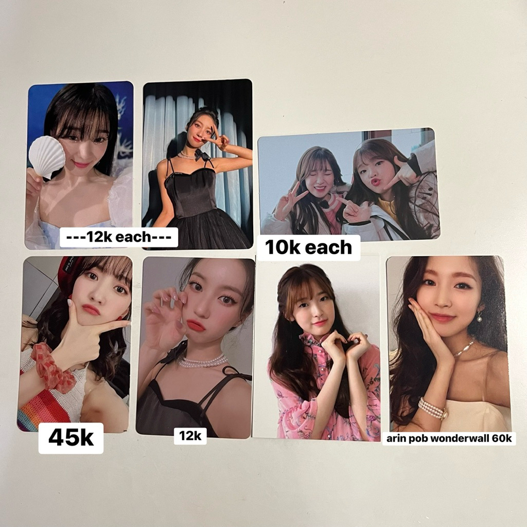 Oh My Girl Photocard | Oh My Girl Arin Photocard | Yubin Seunghee