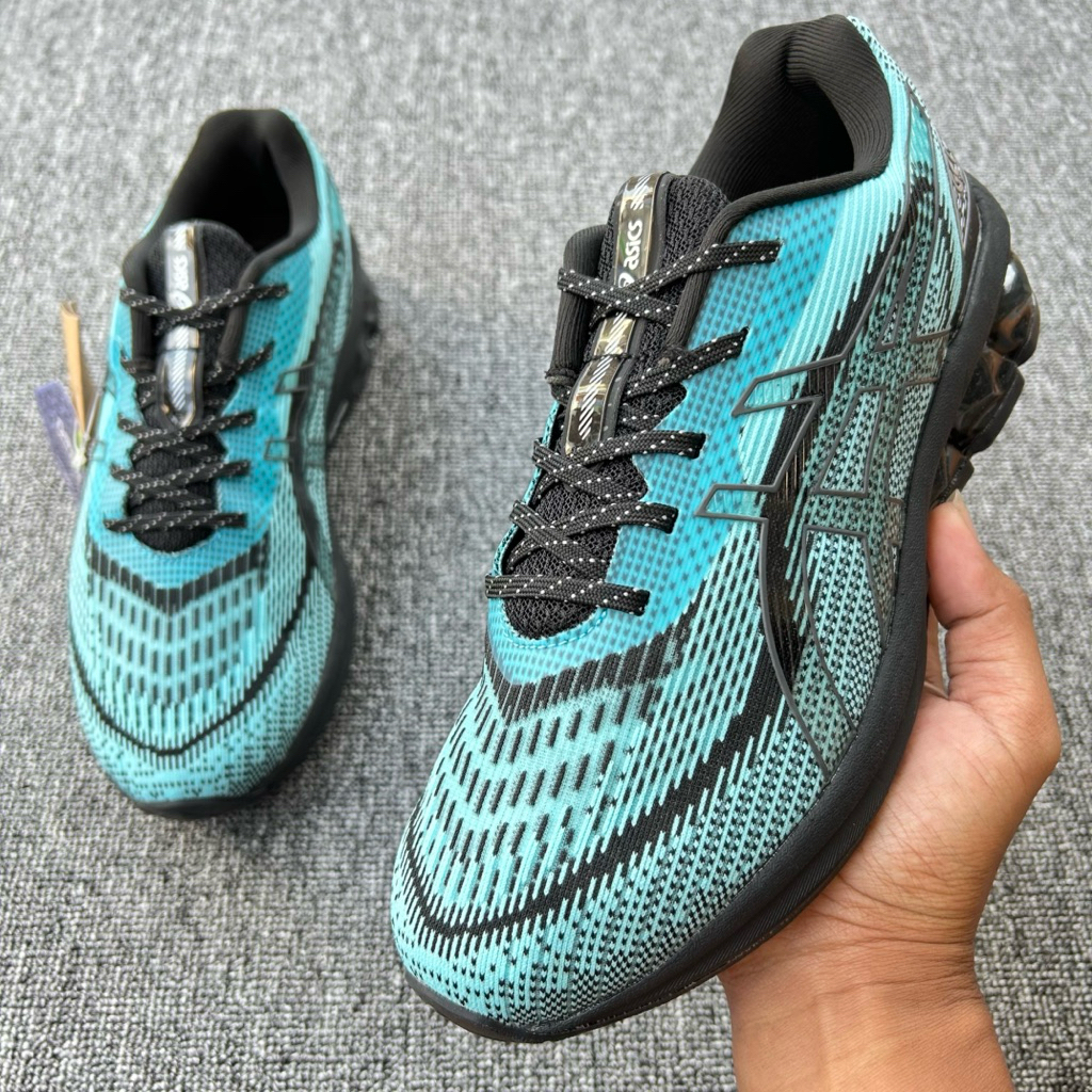 Sepatu ASICS Gel Quantum 180 VII Ilussion Blue Size 41.5 Panjang Insole 26 cm