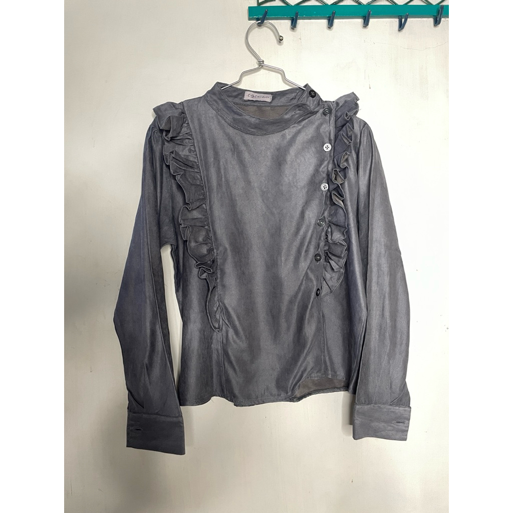 blouse atasan corduroy pl by cdc models