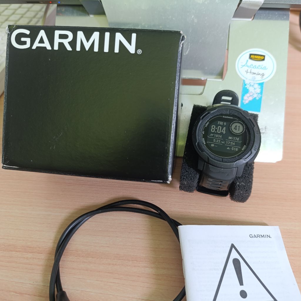 Smartwatch Adventure Outdoor Military Garmin INSTINCT 2 Fullset Normal HRV SpO2 VO2 Max Health Snaps
