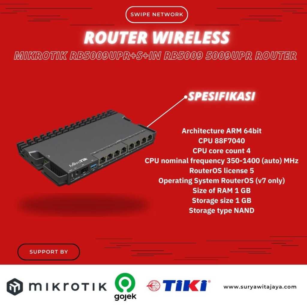MikroTik RB5009UPr+S+IN RB5009 5009UPr router