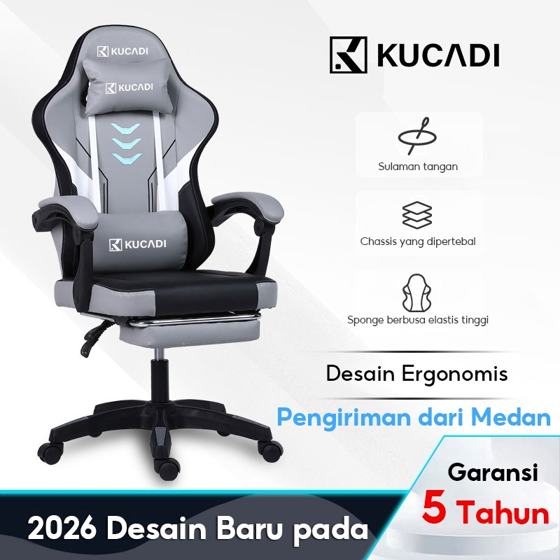 [Pengiriman Dari Medan ] KUCADI Kursi Gaming Kursi Komputer Gaming Chair kursi kantor Kursi Santai K