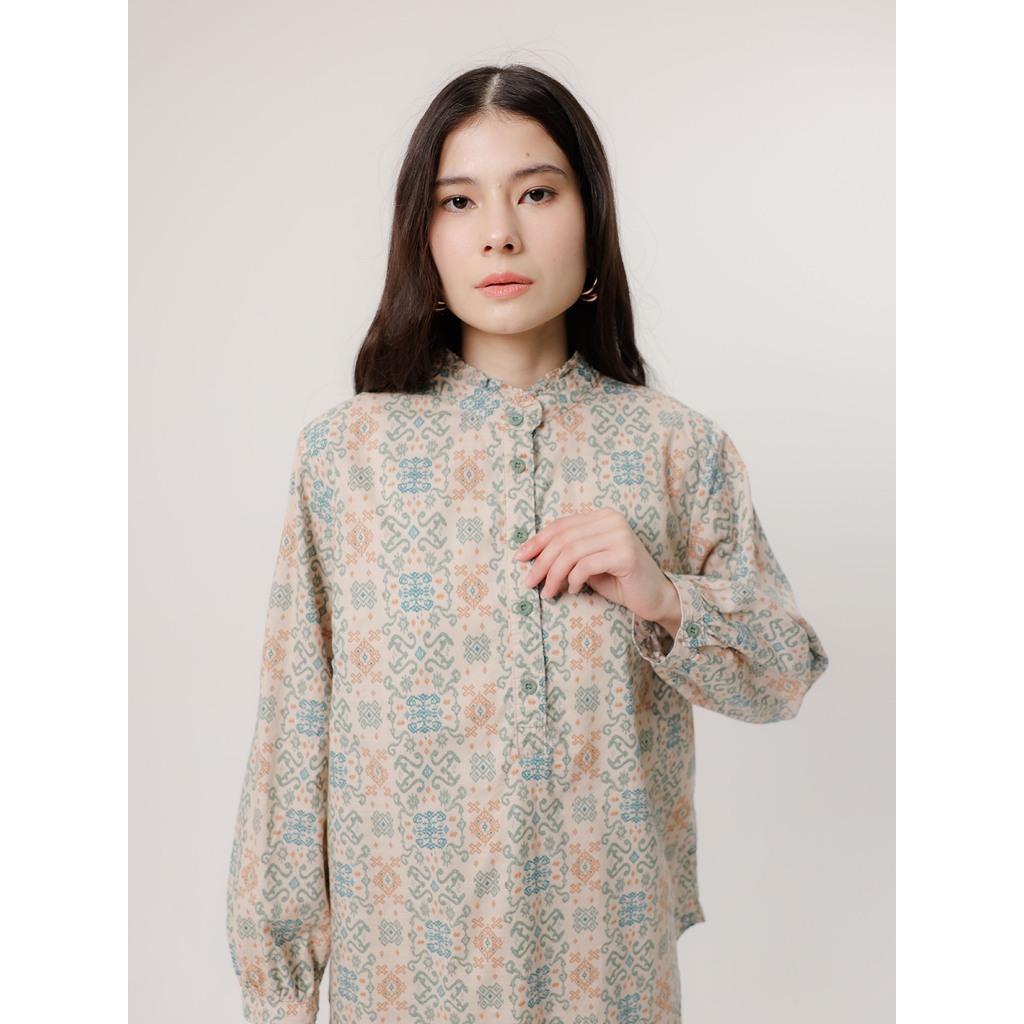 EXPAND Aluna Blouse |Kemeja Wanita - Atasan Lengan Panjang