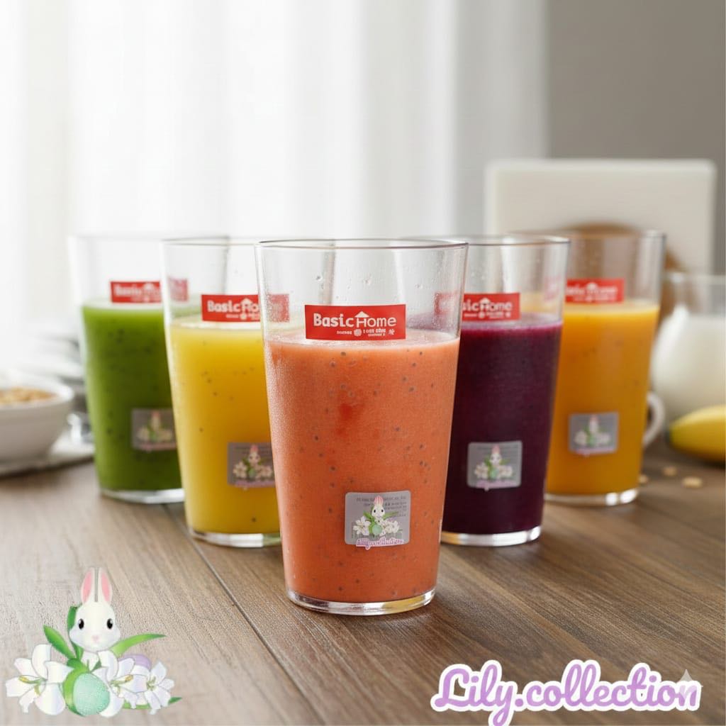 LILYCOLLECTION PROMO GELAS BENING 500ML 12PCS / GELAS BENING BPA FREE / GELAS MIKA / GELAS AKRILIK T