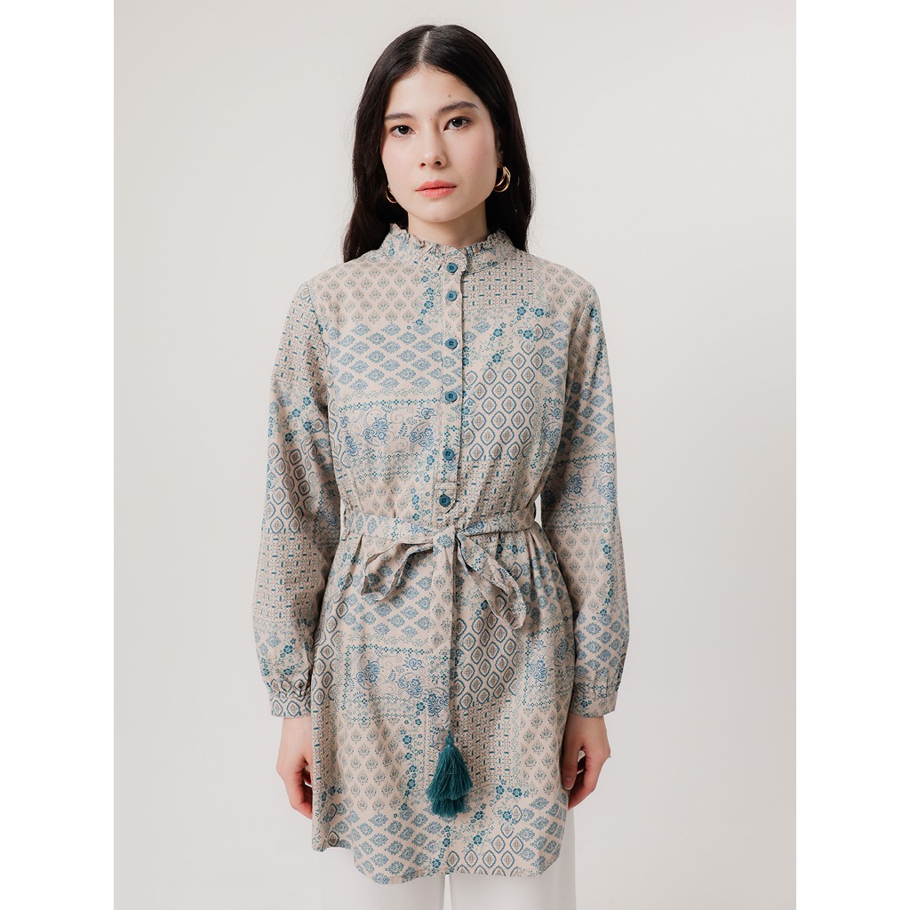 EXPAND Alina Blouse |Kemeja Wanita - Atasan Lengan Panjang