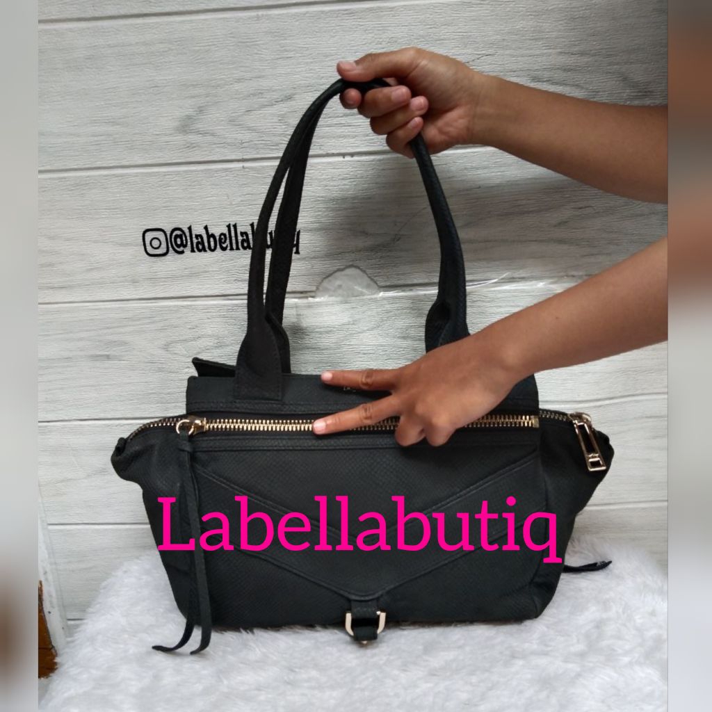 Botkier Tas Wanita Kulit Hijau Botol