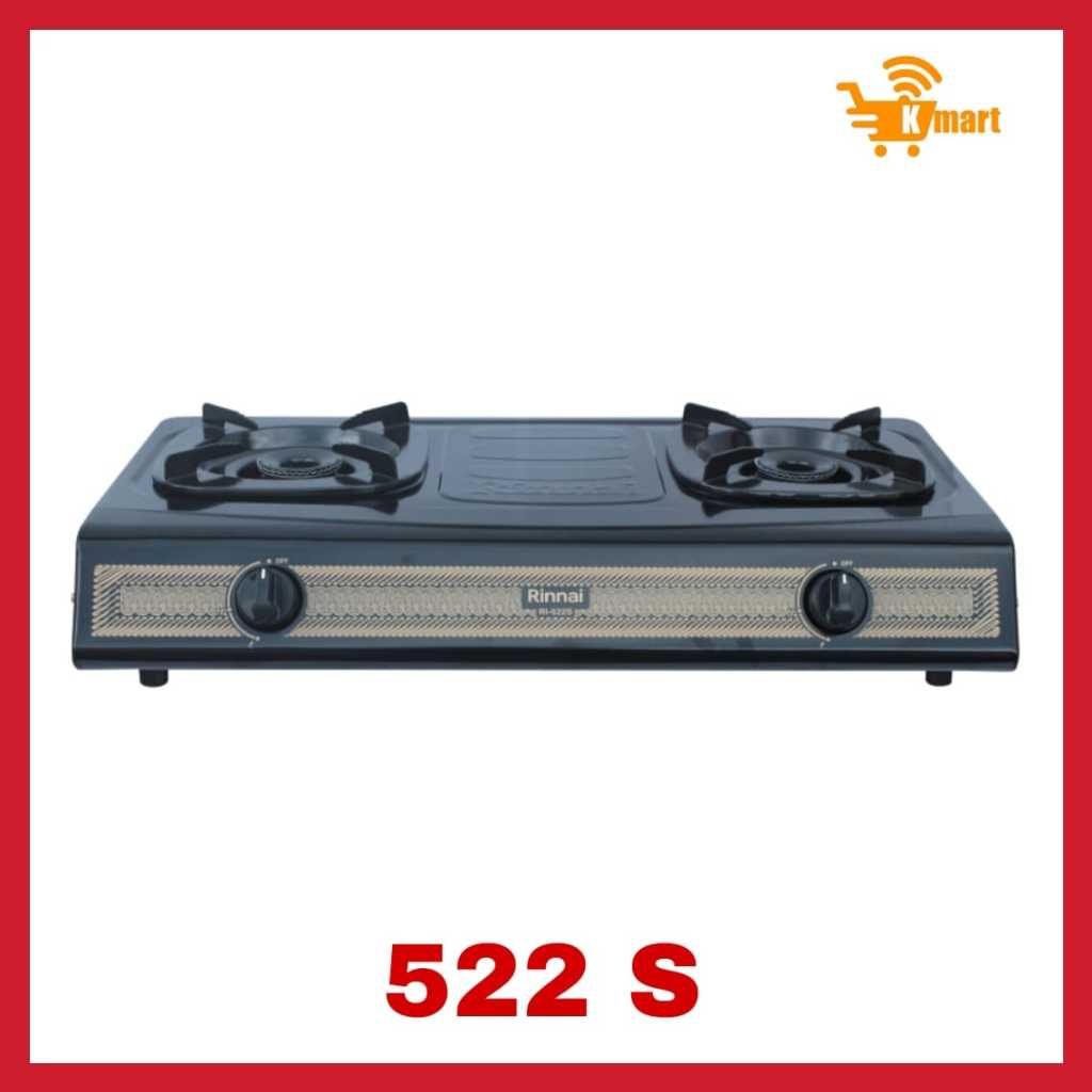 Rinnai Kompor Gas 2 Tungku RI-522S / RI 522S / RI 522 S