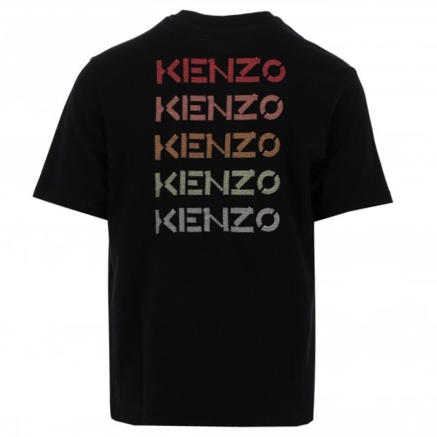 Kenzo Vertical Logo Black / Kaos Branded Original