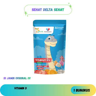 Youvit Vitamin D Gummy – Vitamin Harian untuk Tulang & Imunitas Tubuh