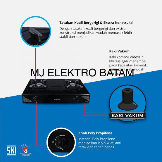 Miyako KG-202 CE Kompor Gas 2 Tungku Miyako KG 202 CE BATAM