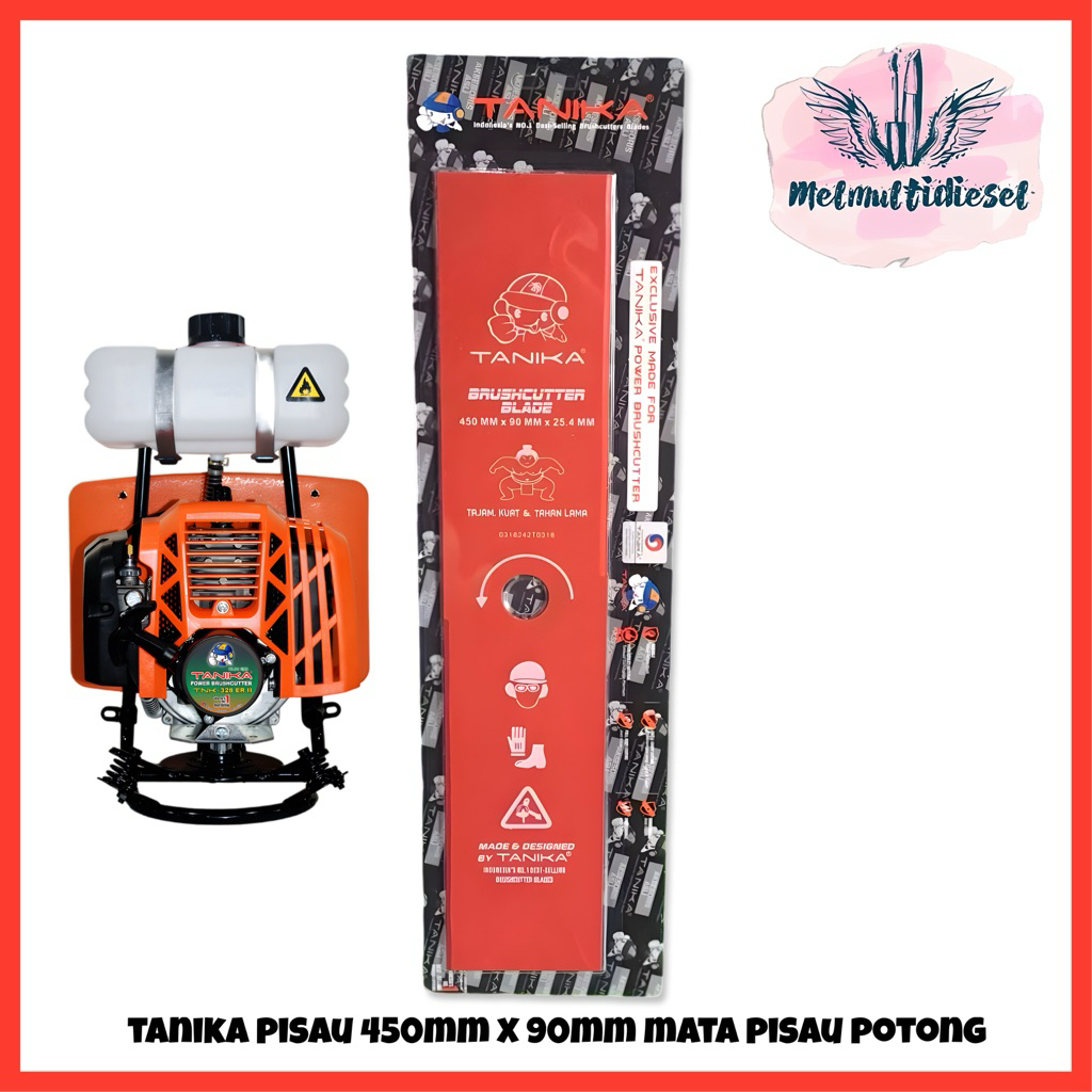 tanika pisau 450mm x 90mm mata pisau potong rumput tanika 450x90 pisau potong rumput tanika panjang 