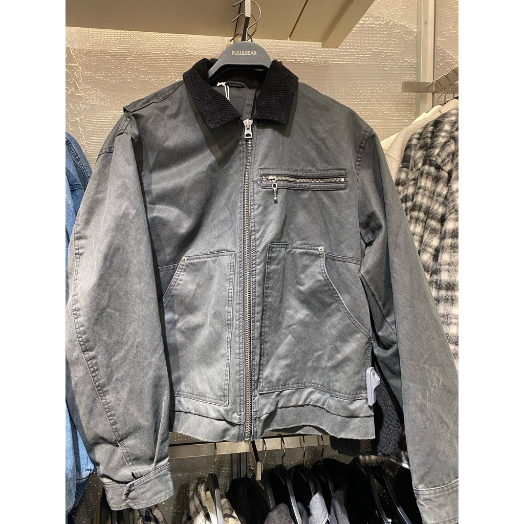 Second Pull and Bear Work Jacket “Black” 2025