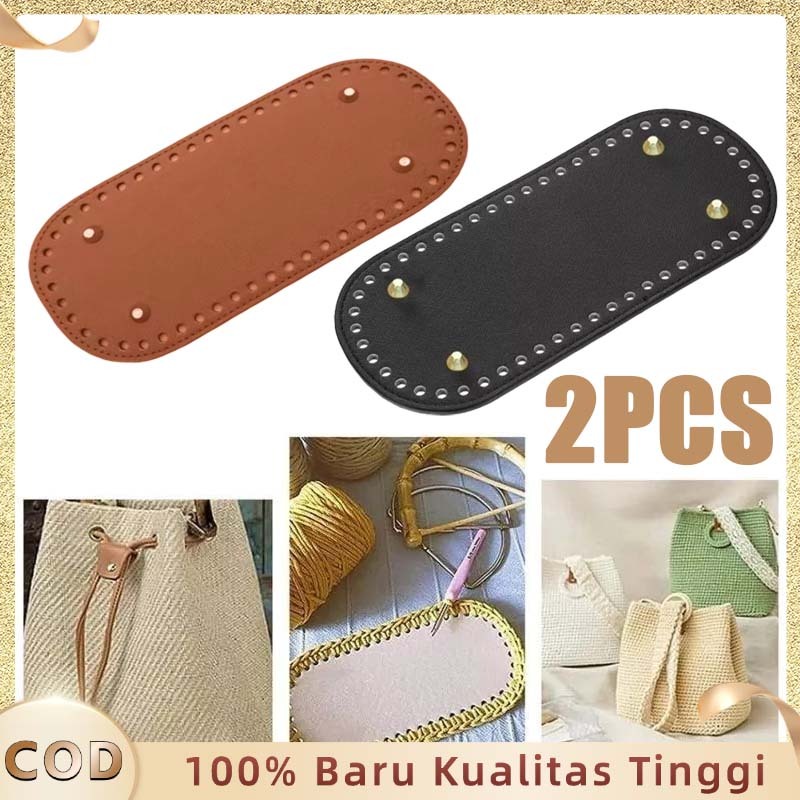 Alas Tas Rajut Kulit Sintetis Kulit Sintetis Pu Premium Alas Kulit Tas Rajut