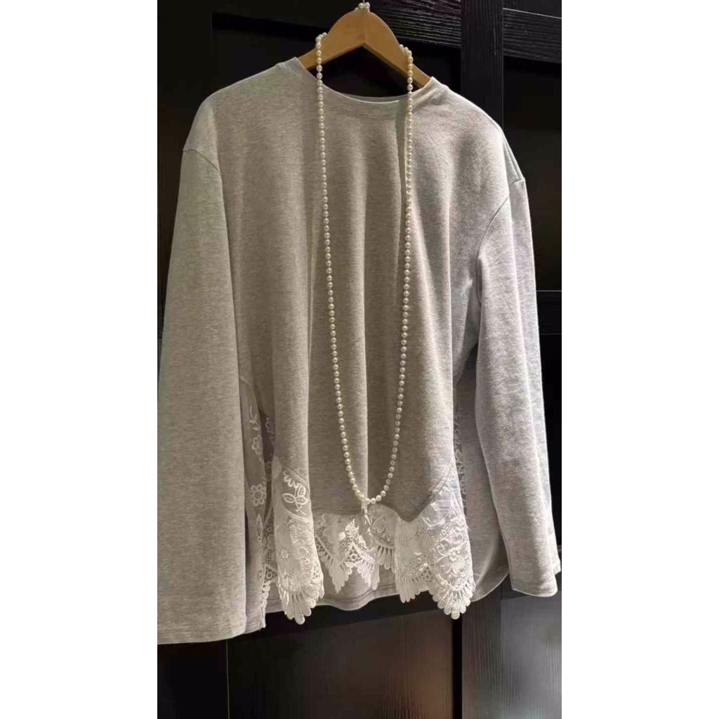 Atasan Wanita Basic Kaos Lengan Panjang