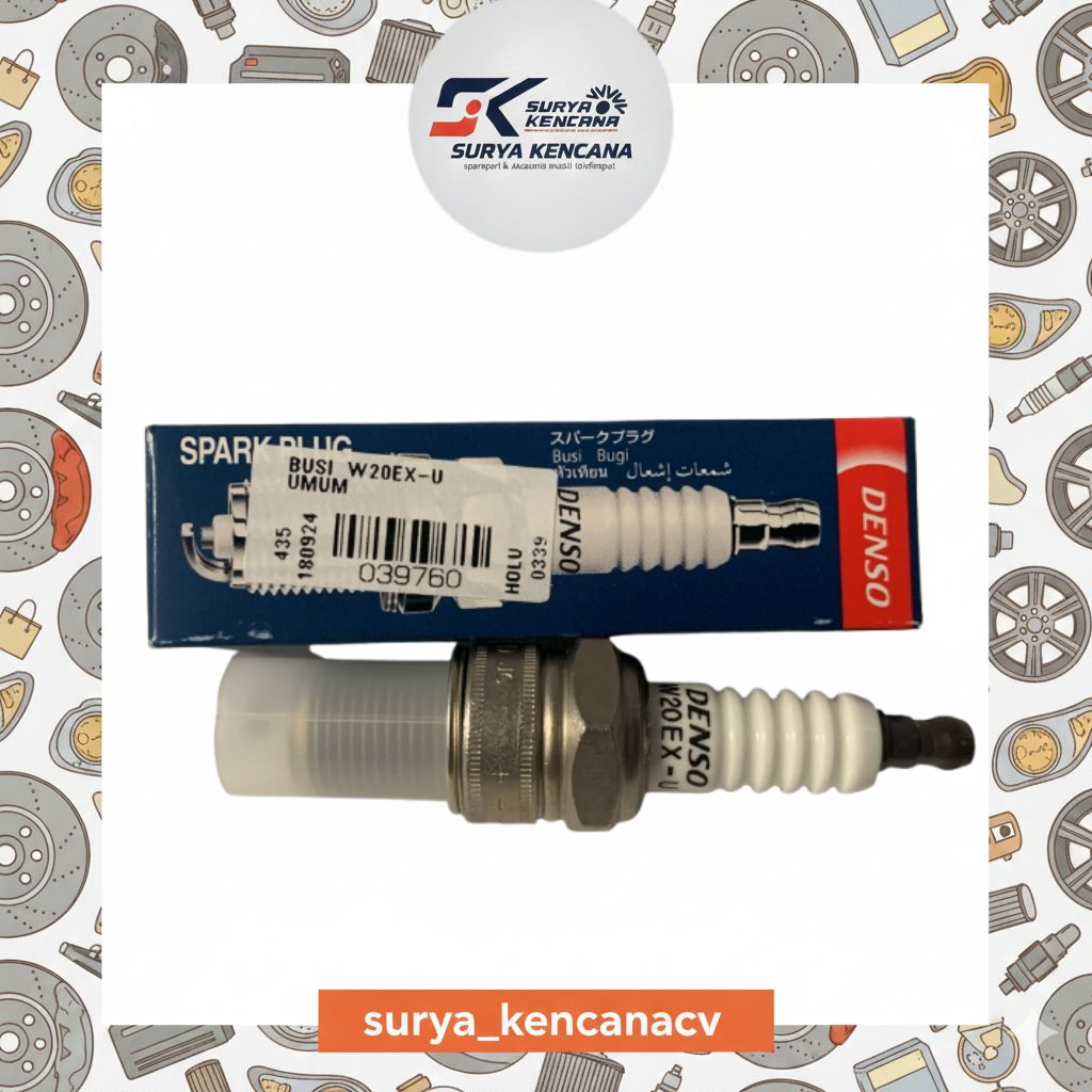 BUSI W 20 EX-U UMUM ORI DENSO @1PC 039760 DENSO BERKUALITAS