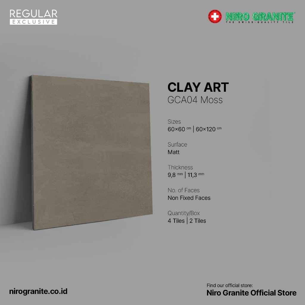 NIRO GRANITE 1st Grade - Clay Art GCA04 - Matt