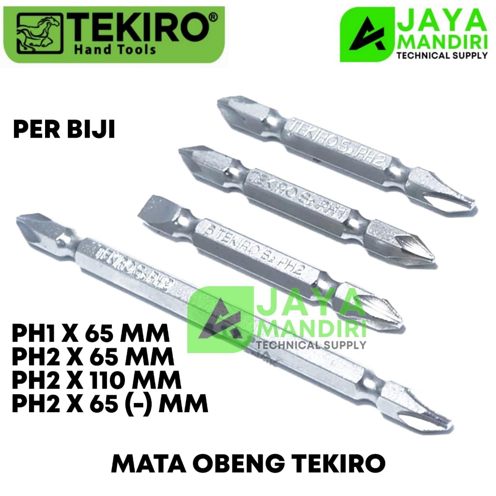 Mata Obeng Tekiro PH 2 x 65 MM PH2 x110 mm Mata Obeng Angin Tekiro Mata Obeng Bor Tekiro Kuat