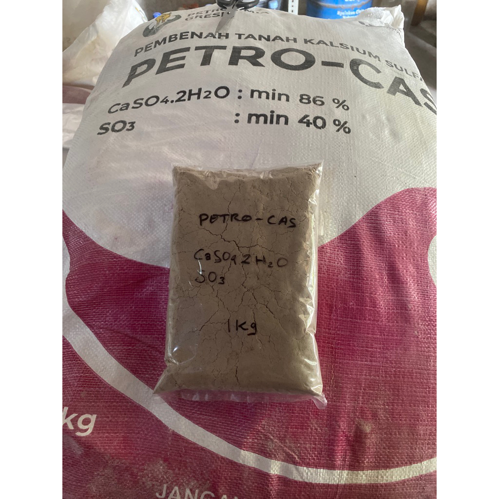 pupuk pembenah tanah dolomit petro-cas repack 1kg