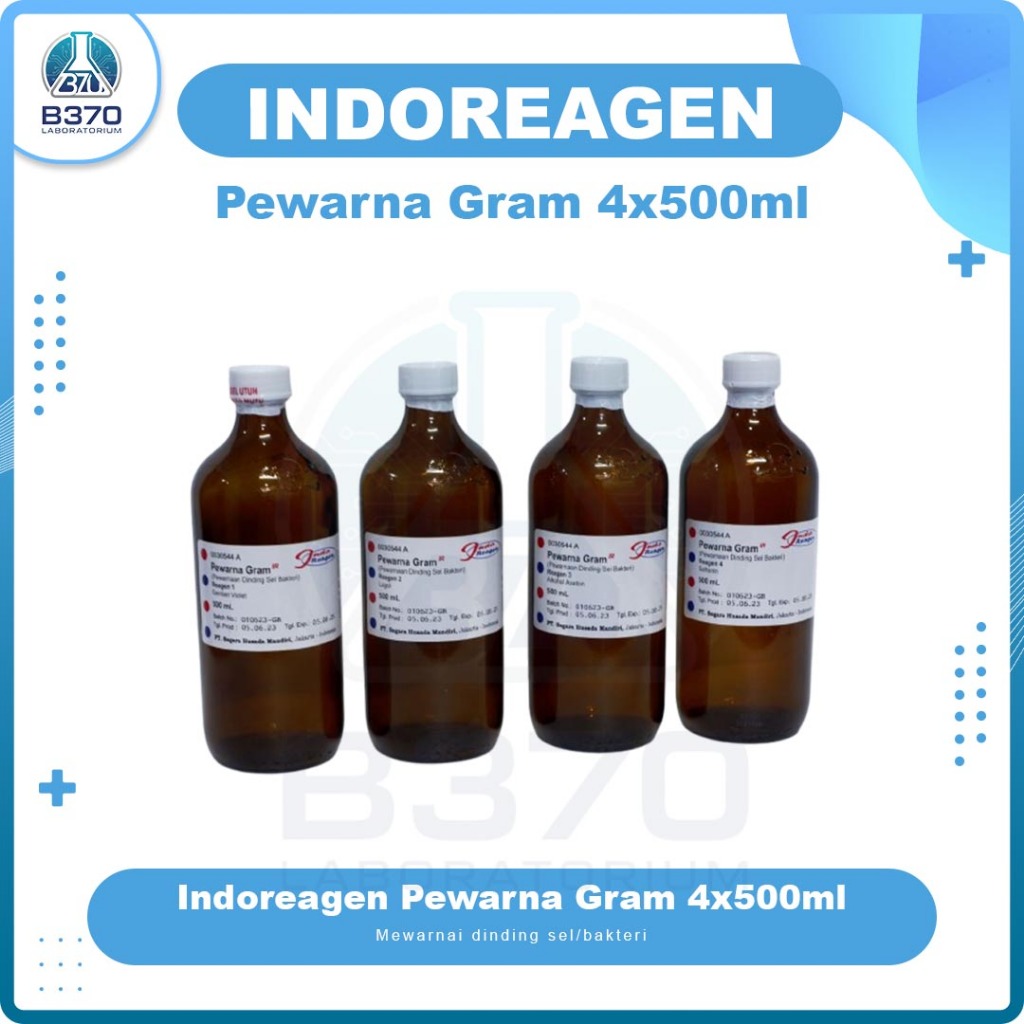 Indo Reagen Pewarna Gram 4x500ml