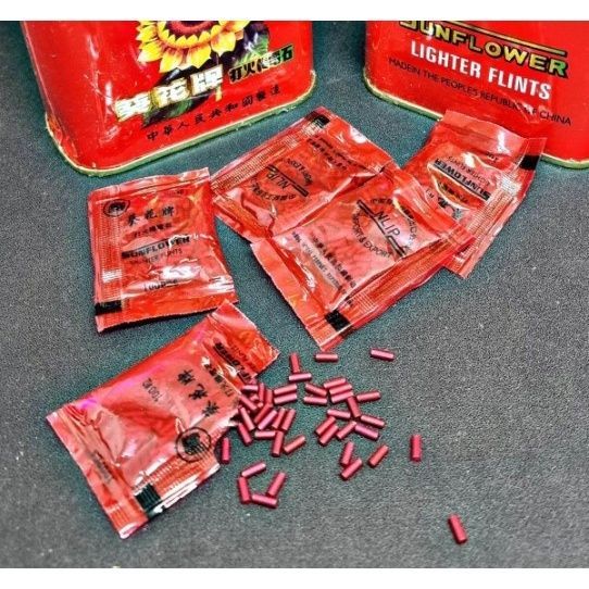 Promo Murah Refil Batu Korek Api Flint Merah 1 Kaleng