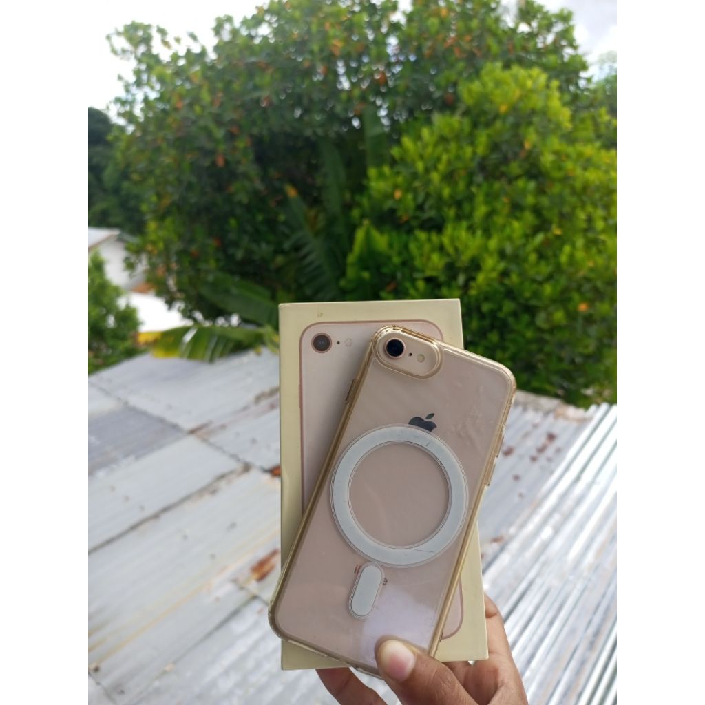 HP IPHONE 8 RAM 64GB ROSE GOLD||SECOND LIKE NEW