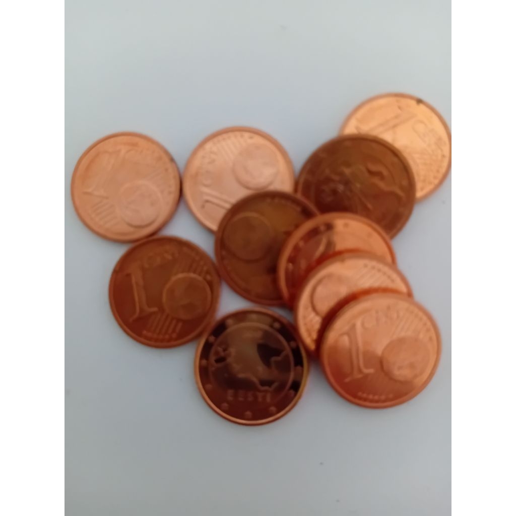 JONSON KOLEKSI UANG KOIN EURO 1 CENT ESTONIA 2017 ASLI