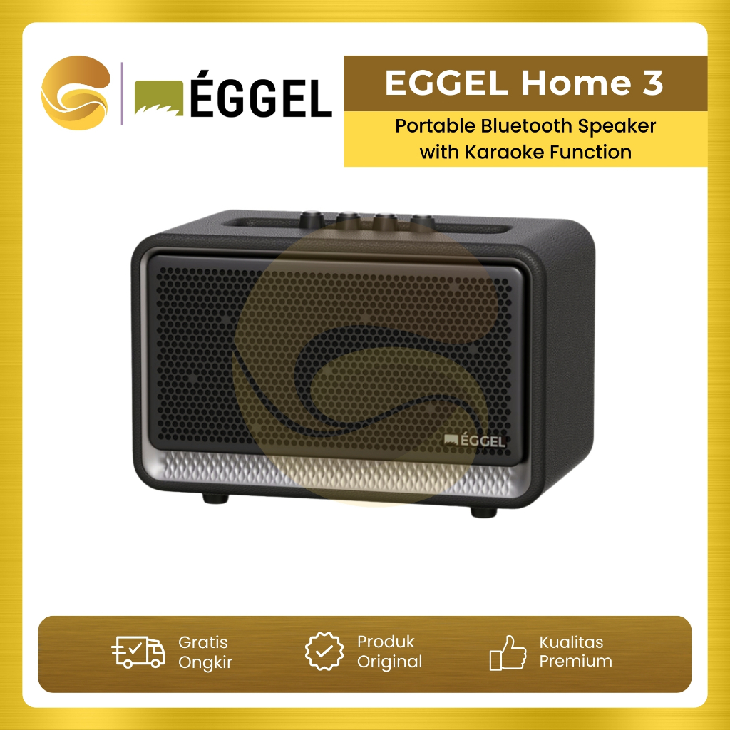 EGGEL Home 3 Portable Bluetooth Speaker with Karaoke Function