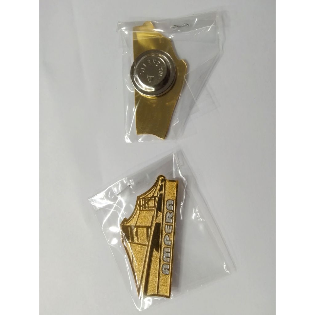 pin Kuningan Jakarta, pin Kuningan Ampera +magnet