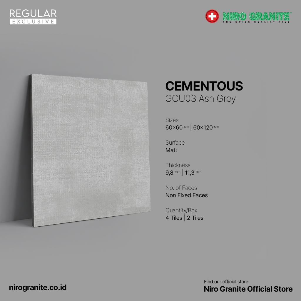 NIRO GRANITE 1st Grade - Cementous GCU03 - Matt