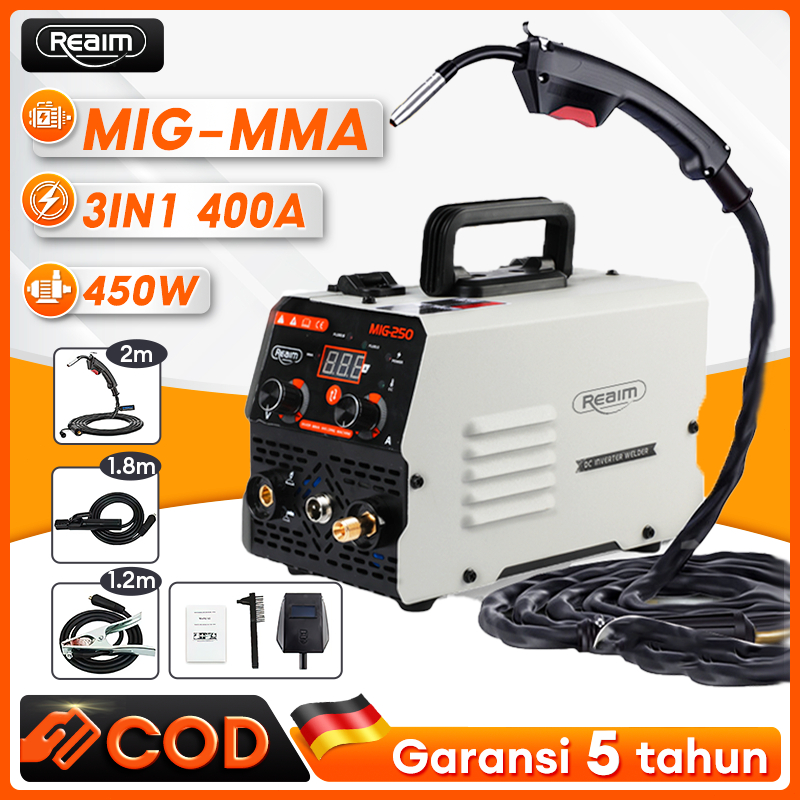 REAIM 450 Watt MMA ZX7-285 Mesin Las Inverter Mesin Las Listrik Murah Mini Kecil Inverter Mesin Las 
