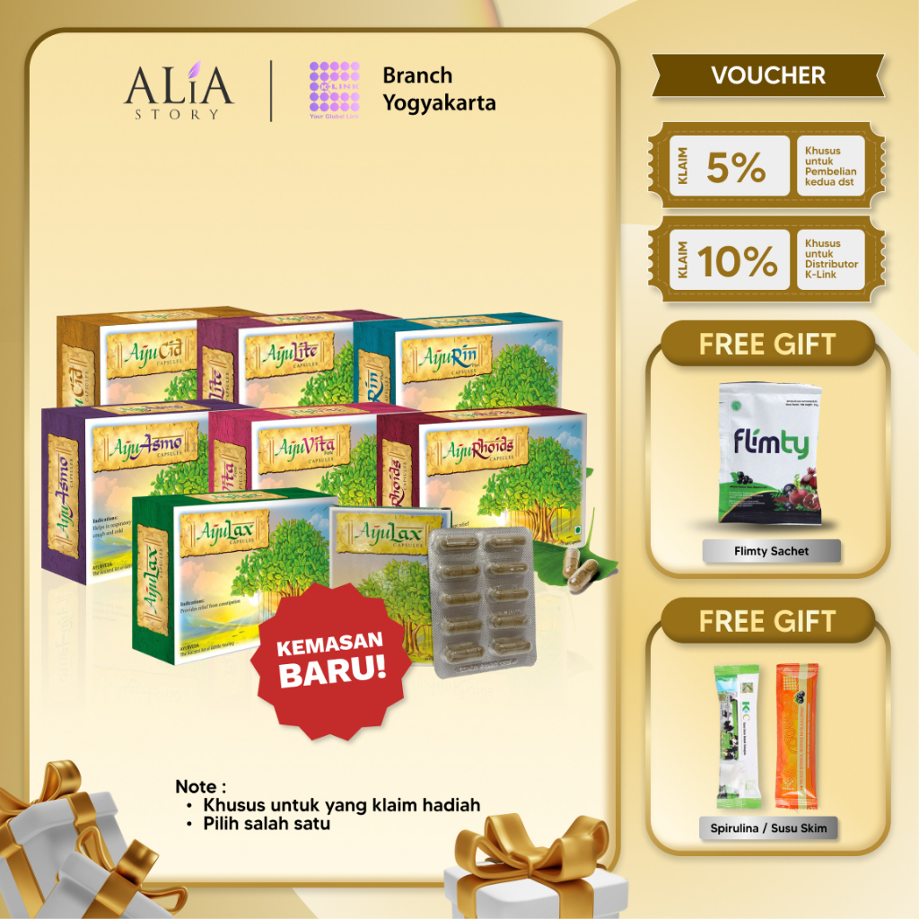 AYURVEDA EXCLUSIVE ALL SERIES LENGKAP AyuLax AyuRhoids AyuLite AyuVita AyuRin Ayuasmo Ayucid Origina